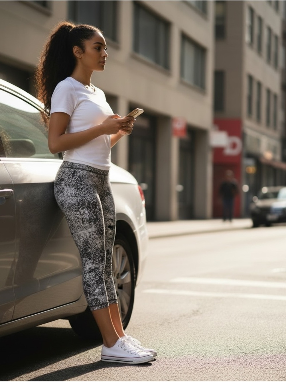Lululemon Wunder Under Crop *Full-On Luxtreme 21"
Serigraph Starlight Black Sz 6 - Picture 5 of 14
